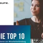 Junge Frau spricht